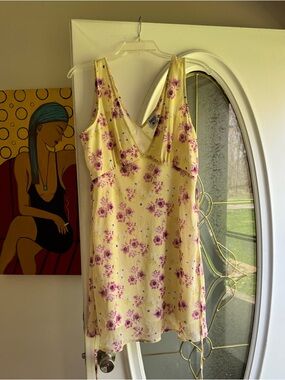 Princess Polly Yellow Nellie Mini Dress Yellow Floral